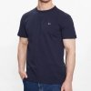 T-shirt Tommy Jeans koszulka męska z okrągłym dekoldem granatowa